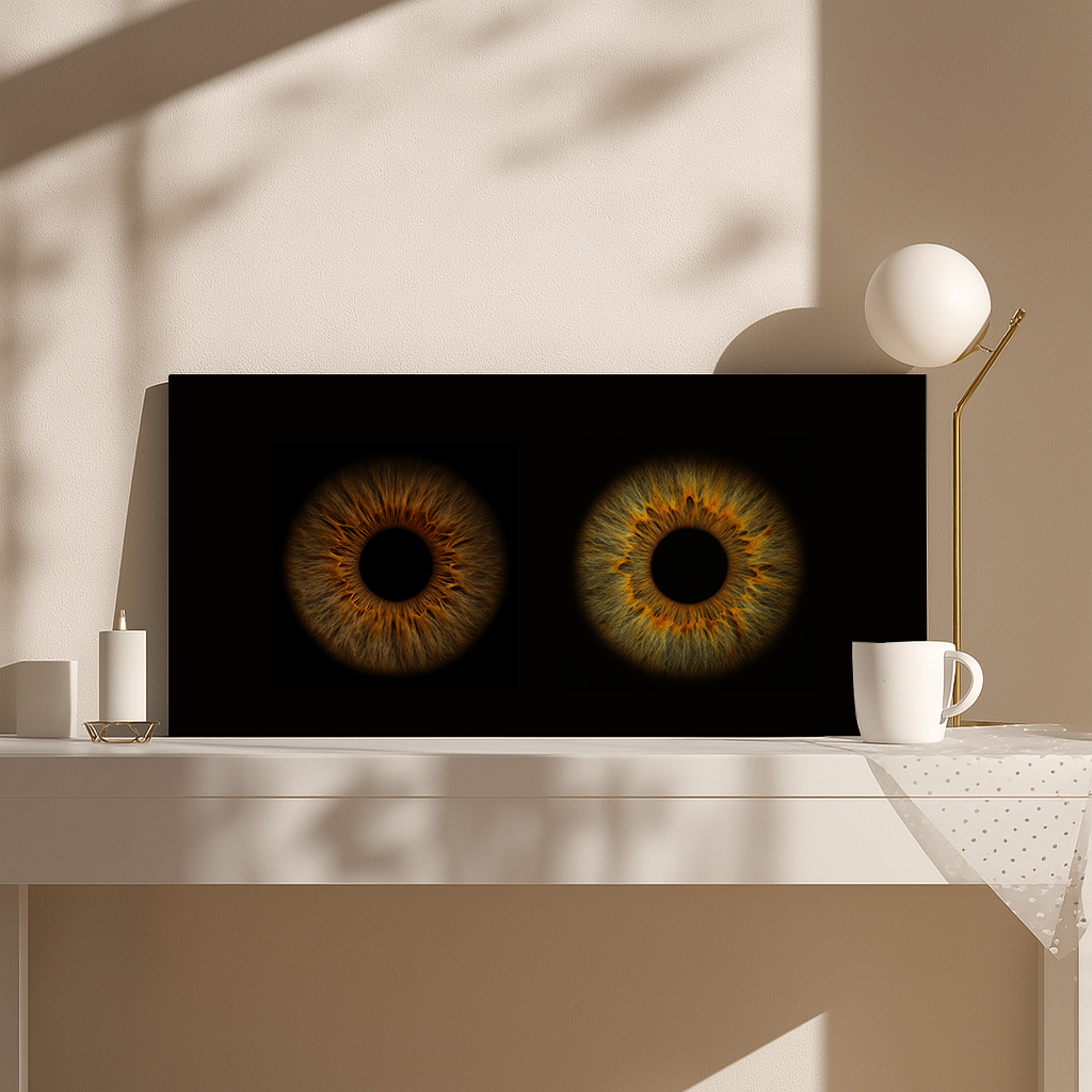 Poster Toile IRIS 120X40