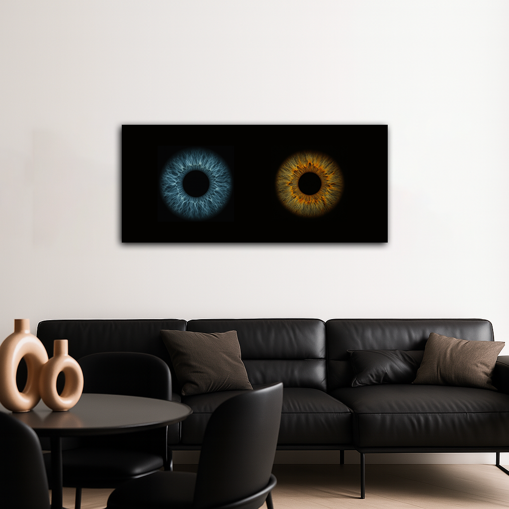 Poster Toile IRIS 150X50